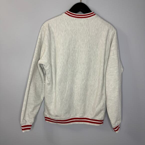 Vintage Boston College Sweater Gray Champion Reverse Weave Sweatshirt Sz M - Picture 2 of 11